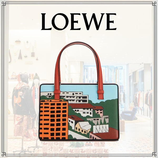  ロエベ◆L.A. シリーズ ポスタルバッグ ソフトカーフスキン A693W85X02